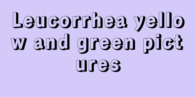 Leucorrhea yellow and green pictures