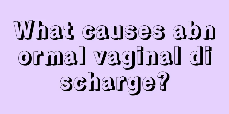 What causes abnormal vaginal discharge?