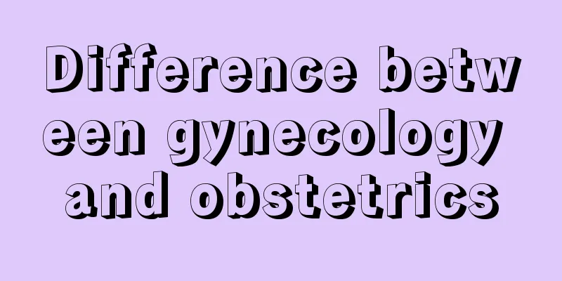 Difference between gynecology and obstetrics