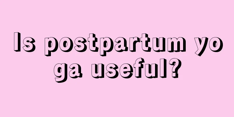 Is postpartum yoga useful?