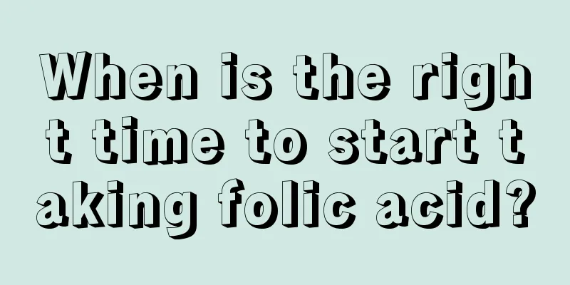 When is the right time to start taking folic acid?