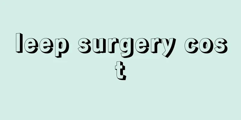 leep surgery cost