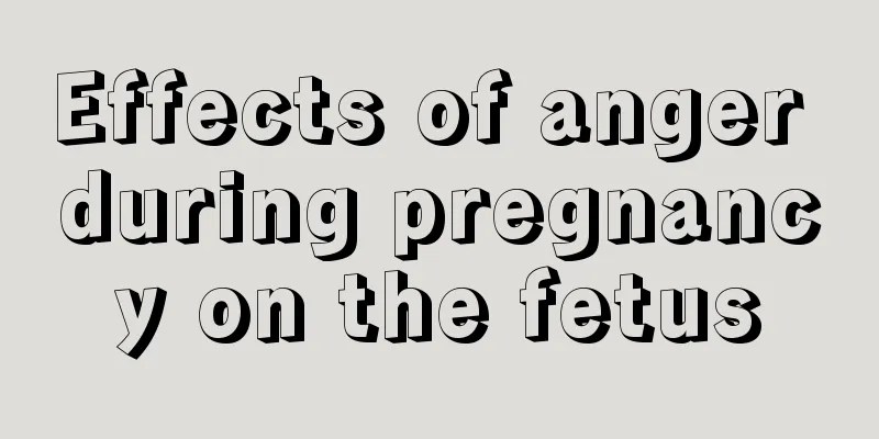 Effects of anger during pregnancy on the fetus