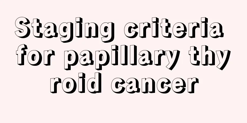 Staging criteria for papillary thyroid cancer