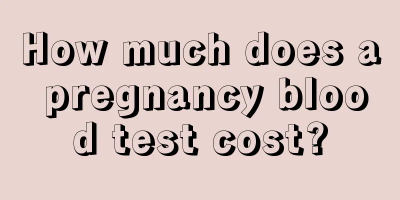 How much does a pregnancy blood test cost?