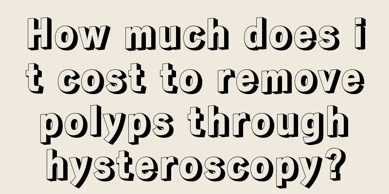 How much does it cost to remove polyps through hysteroscopy?