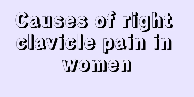 Causes of right clavicle pain in women