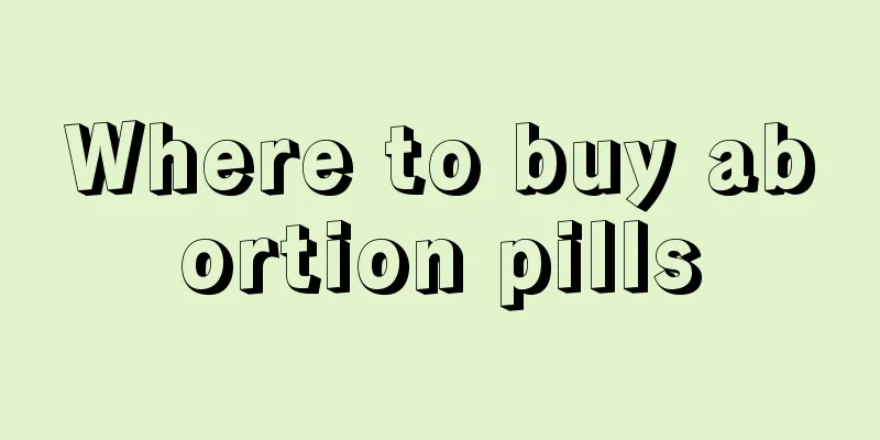 Where to buy abortion pills