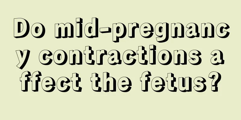 Do mid-pregnancy contractions affect the fetus?