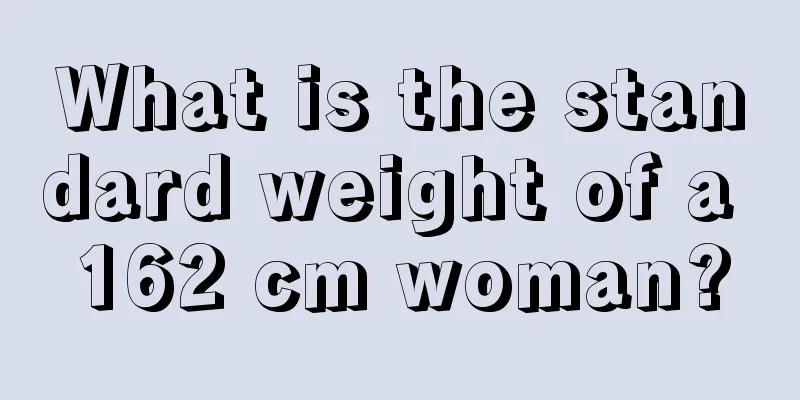 What is the standard weight of a 162 cm woman?