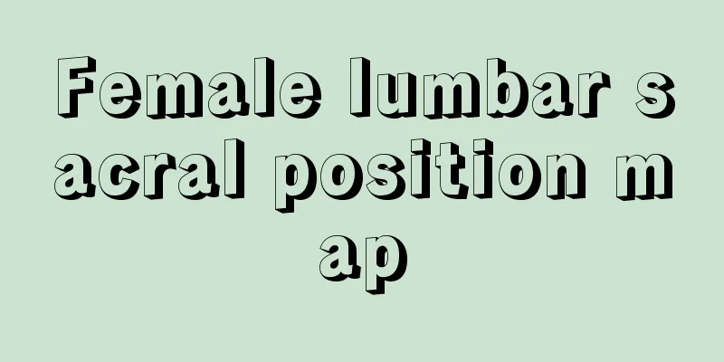 Female lumbar sacral position map