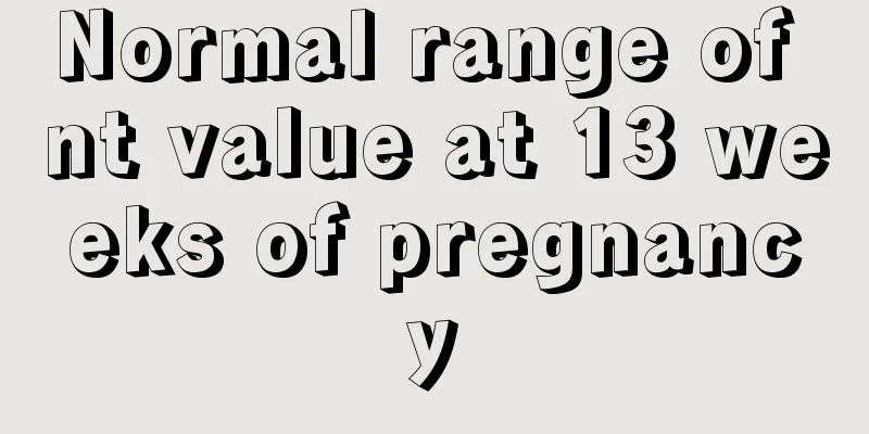 Normal range of nt value at 13 weeks of pregnancy