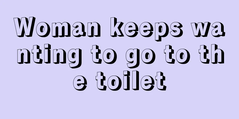 Woman keeps wanting to go to the toilet