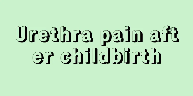 Urethra pain after childbirth