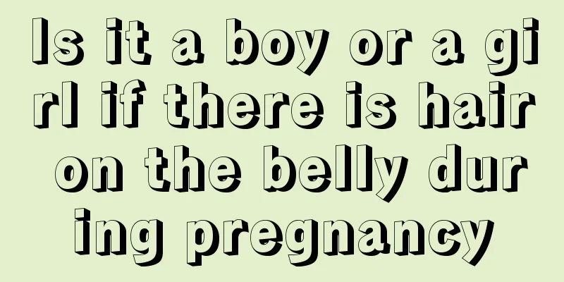 Is it a boy or a girl if there is hair on the belly during pregnancy