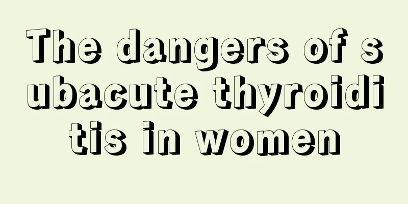 The dangers of subacute thyroiditis in women