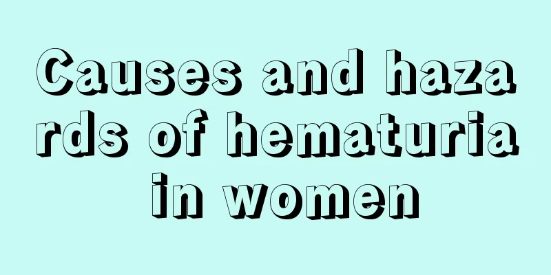 Causes and hazards of hematuria in women