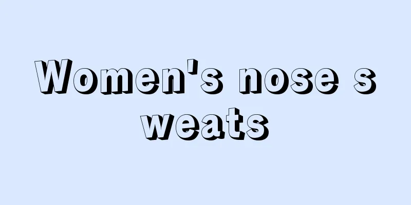 Women's nose sweats