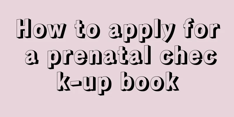 How to apply for a prenatal check-up book