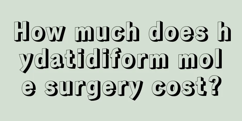 How much does hydatidiform mole surgery cost?