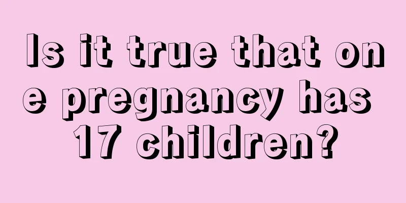 Is it true that one pregnancy has 17 children?