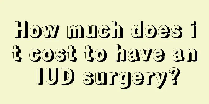 How much does it cost to have an IUD surgery?