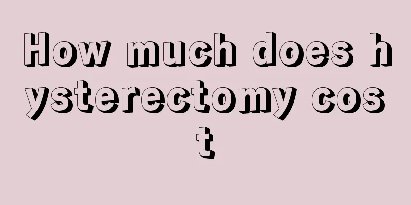 How much does hysterectomy cost