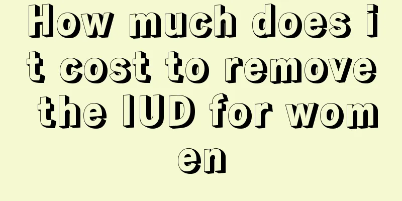 How much does it cost to remove the IUD for women