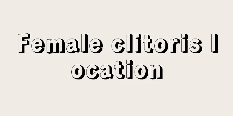 Female clitoris location