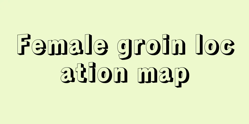 Female groin location map