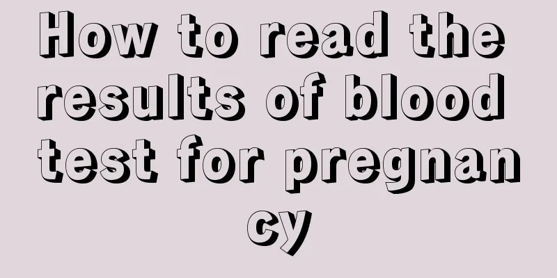 How to read the results of blood test for pregnancy