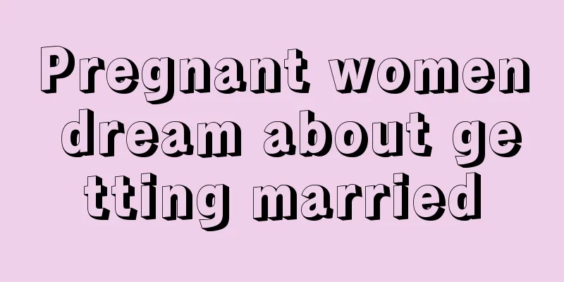 Pregnant women dream about getting married