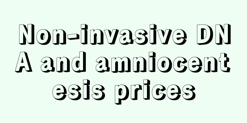 Non-invasive DNA and amniocentesis prices