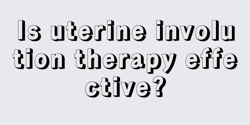 Is uterine involution therapy effective?