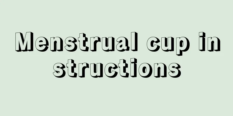 Menstrual cup instructions