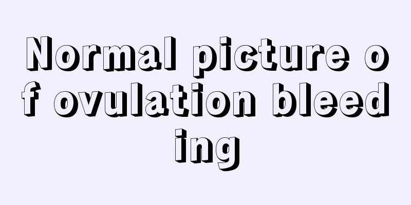 Normal picture of ovulation bleeding