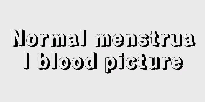 Normal menstrual blood picture