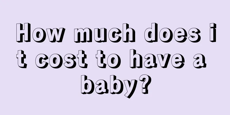 How much does it cost to have a baby?