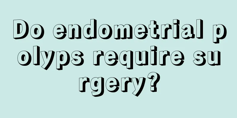 Do endometrial polyps require surgery?