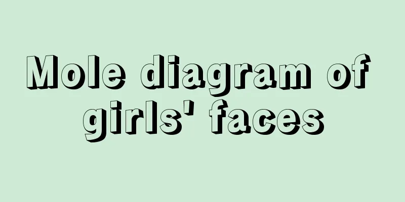 Mole diagram of girls' faces