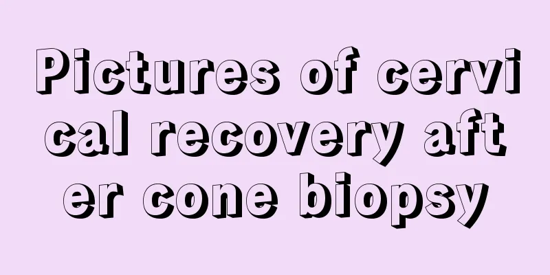 Pictures of cervical recovery after cone biopsy