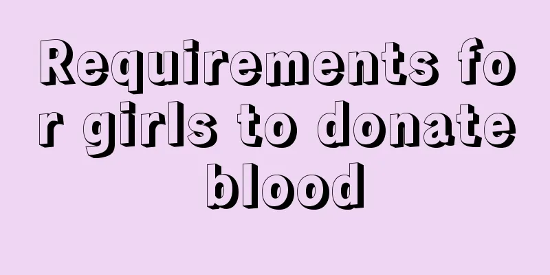 Requirements for girls to donate blood