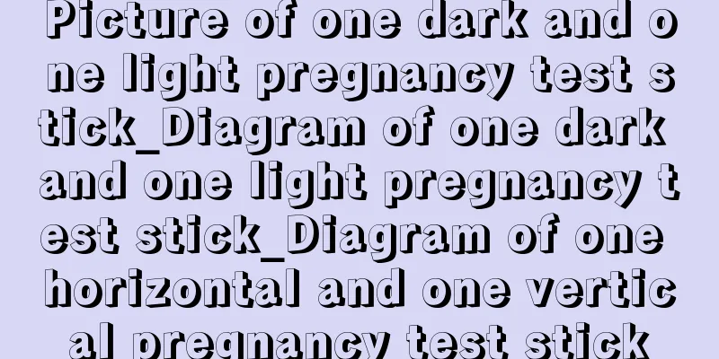 Picture of one dark and one light pregnancy test stick_Diagram of one dark and one light pregnancy test stick_Diagram of one horizontal and one vertical pregnancy test stick