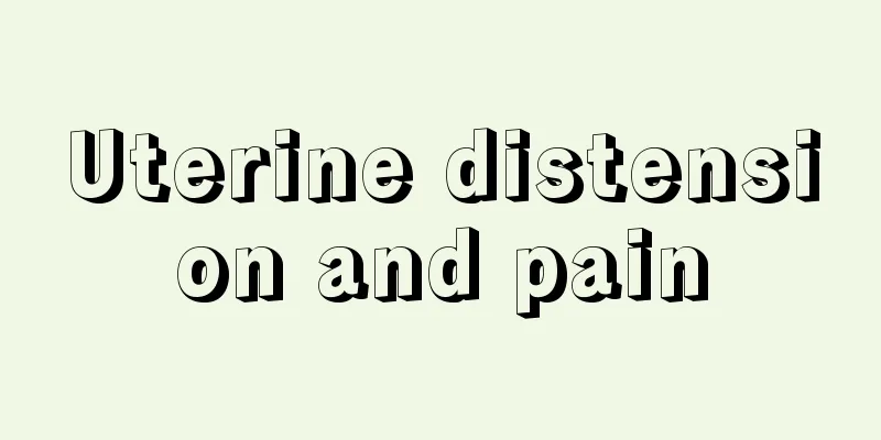 Uterine distension and pain