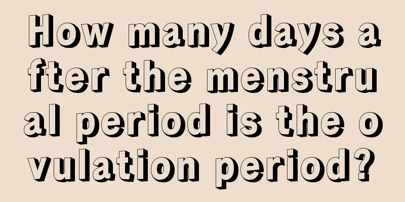 How many days after the menstrual period is the ovulation period?