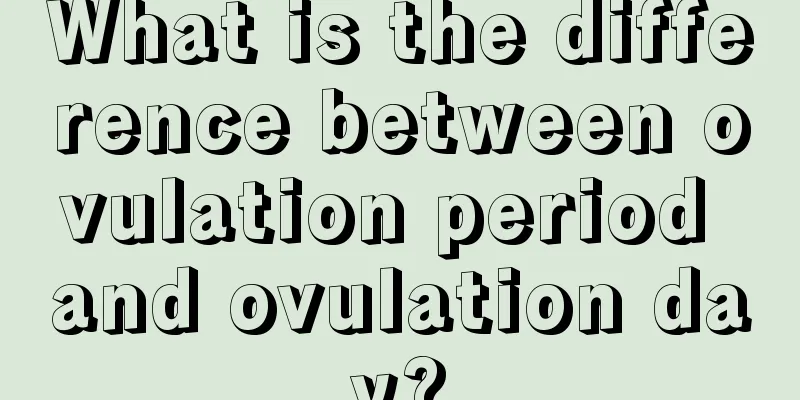 What is the difference between ovulation period and ovulation day?