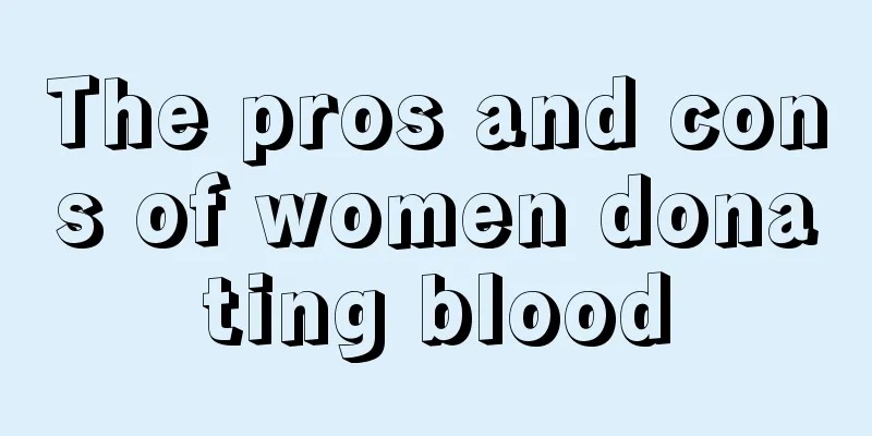 The pros and cons of women donating blood