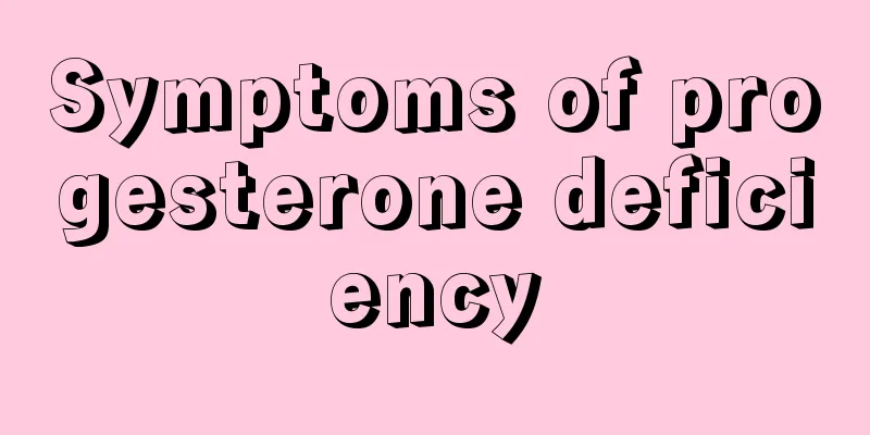 Symptoms of progesterone deficiency