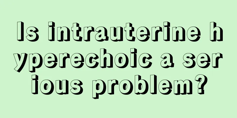 Is intrauterine hyperechoic a serious problem?