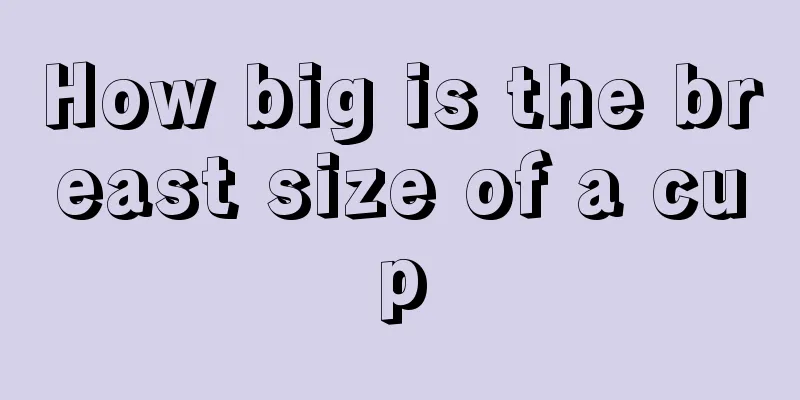 How big is the breast size of a cup